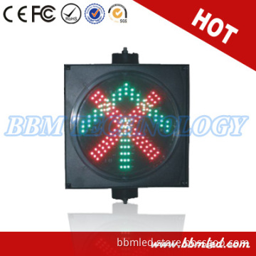 Red Cross Green Arrow LED Traffic Light for Toll Station